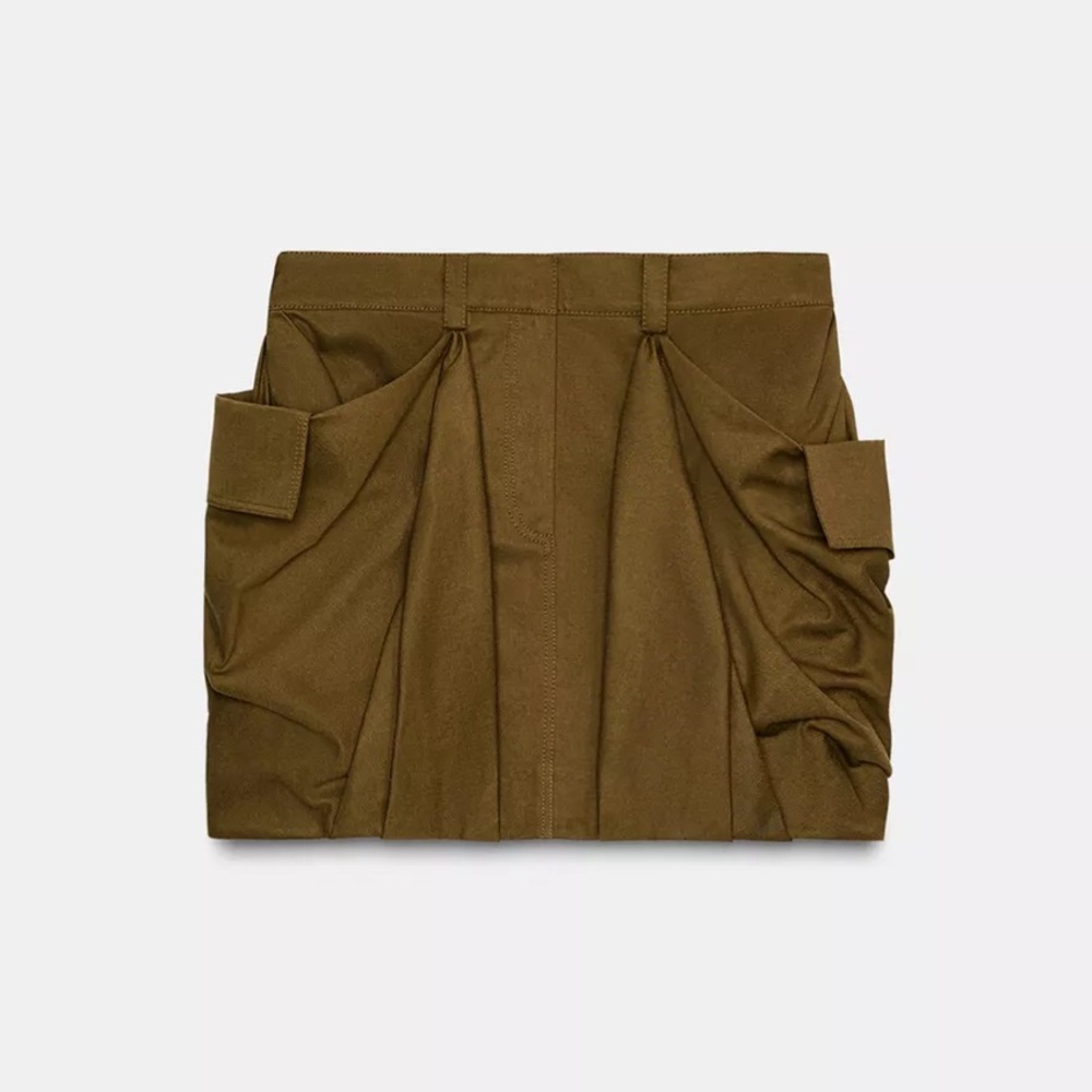 Zara ZW COLLECTION CARGO MINI SKIRT